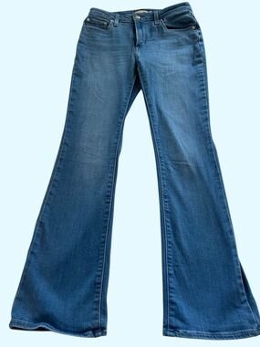 Levis 725 Jeans Women's 29 Boot Cut High Rise Stretch Denim Medium Wash 29x31